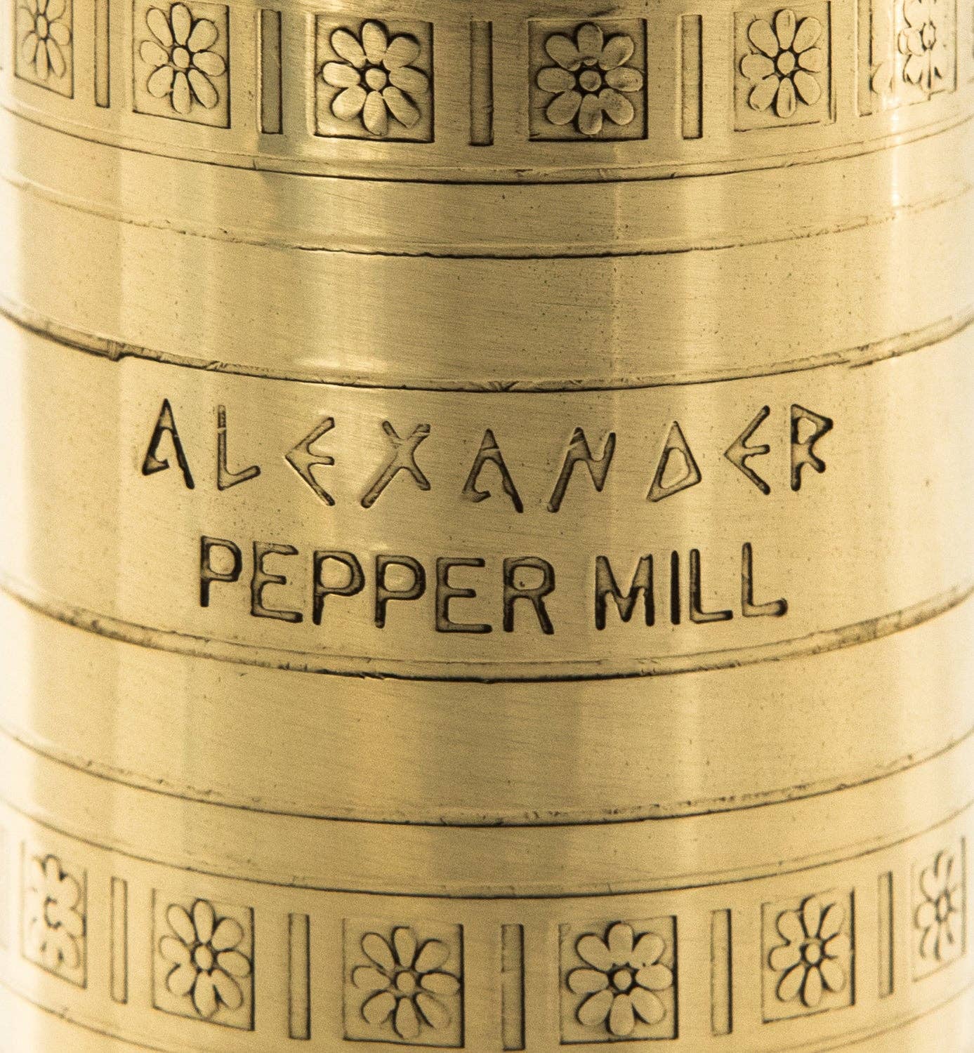 The Original Greek Pepper Mill | 8" Brass