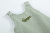 Alligator Bubble Romper | Green Gingham