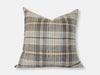 Nolan Pillow | Brown Plaid | 22x22