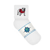 Georgia Bulldogs Anklet Sock | 2 Colors | Standing Bulldog