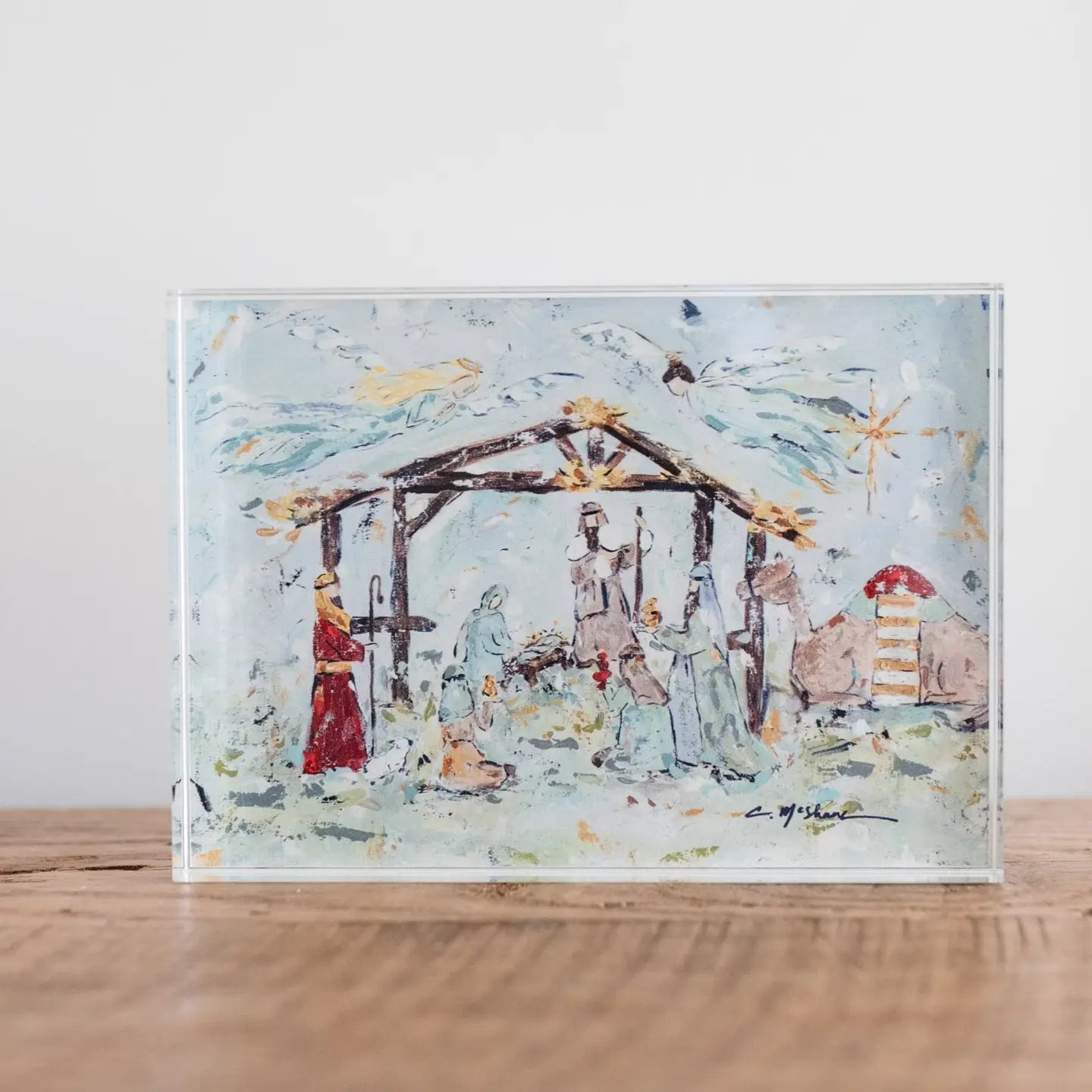"Nativity" Acrylic Shelfie