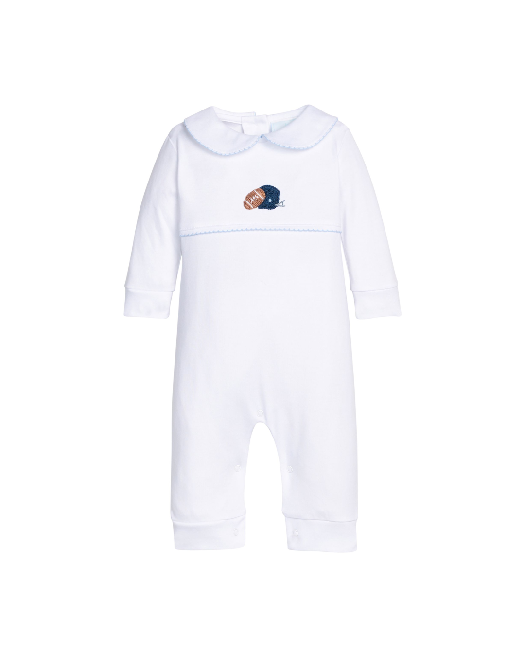 Crochet Playsuit  | Football Helmet