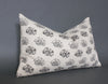 Chara | Charcoal Floral Pillow | Choose Size