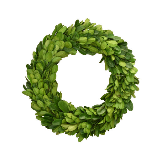 Boxwood Candle Ring | 8"