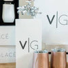 Wine Gift Set| Chiller with Glass Lined Wine Glasses | Gold/Copper