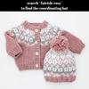 Fairisle Beanie Hat | Rosy