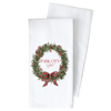 Bow Wreath Tea Towel