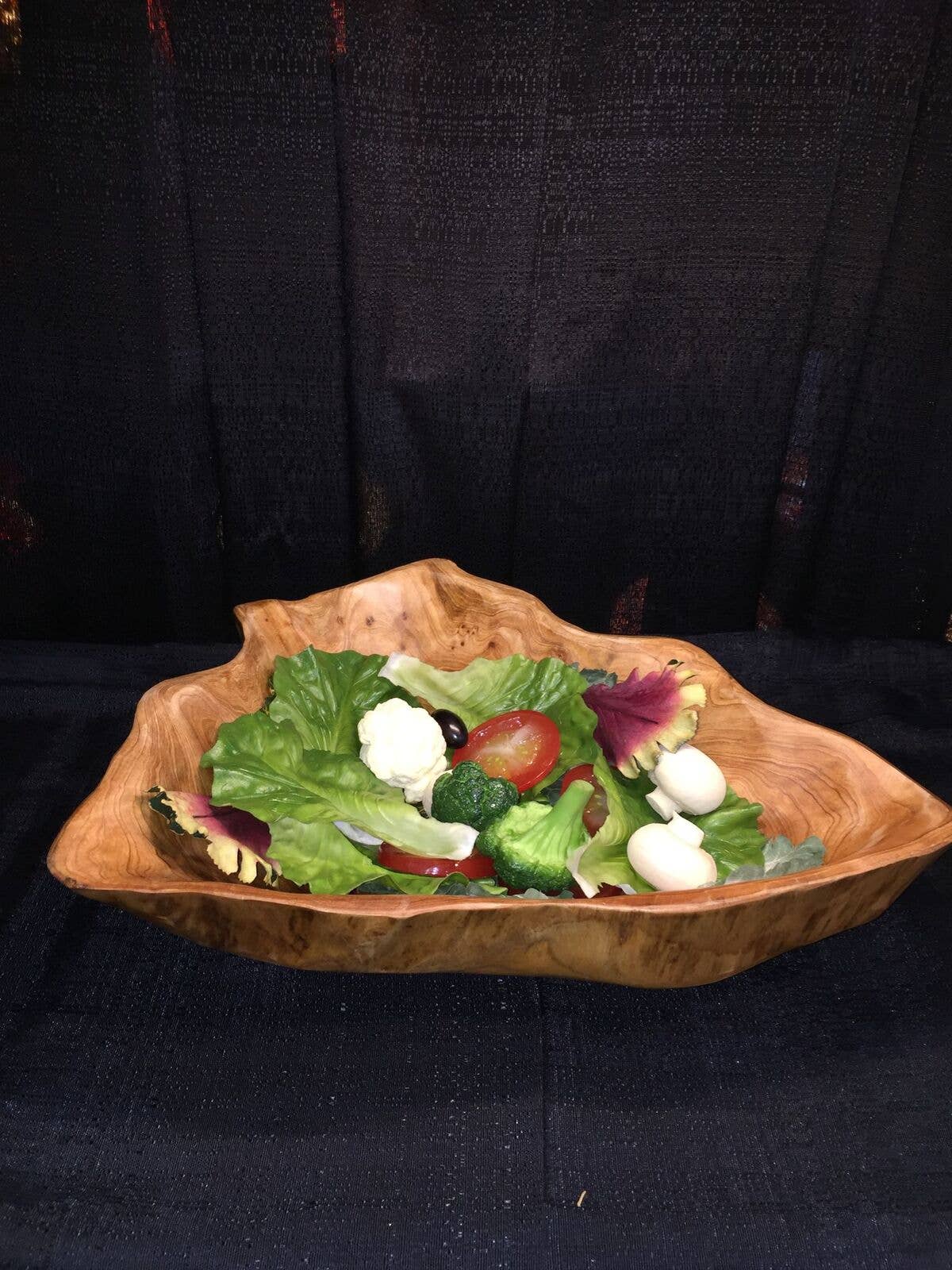 Reclaimed Cypress Wooden Bowl/Platter | Medium-Large