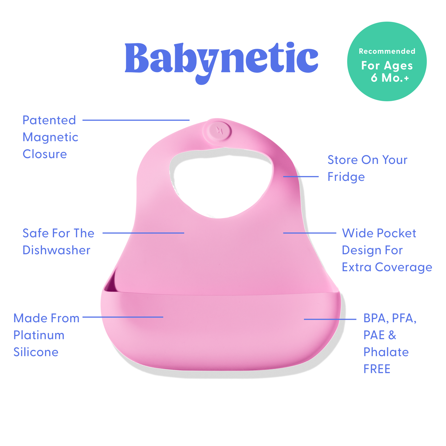 Magnetic Bib | Strawberry Dream