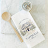 Winter House Tea Towel