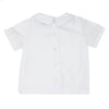 Boys Short Sleeve Peter Pan Collar Shirt