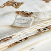 Bamboo Muslin Swaddle | Teddy Bear