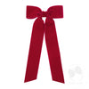 Medium Velvet Bowtie w/Streamer Tails | Asst. Colors