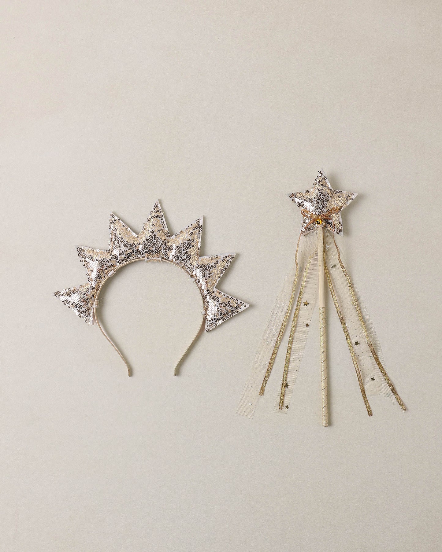 Sun Crown + Wand | Gold