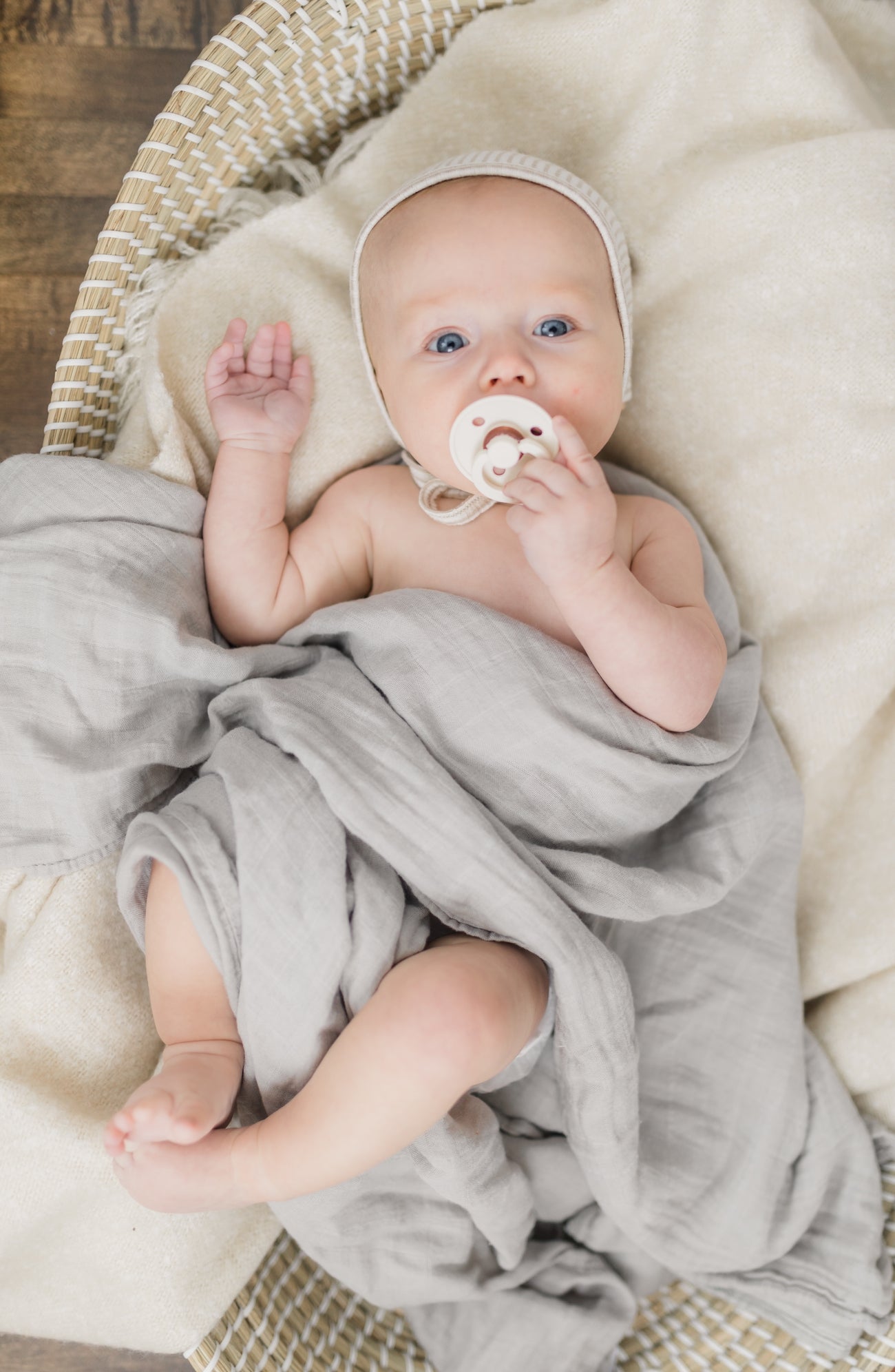 Muslin Swaddle | Light Grey