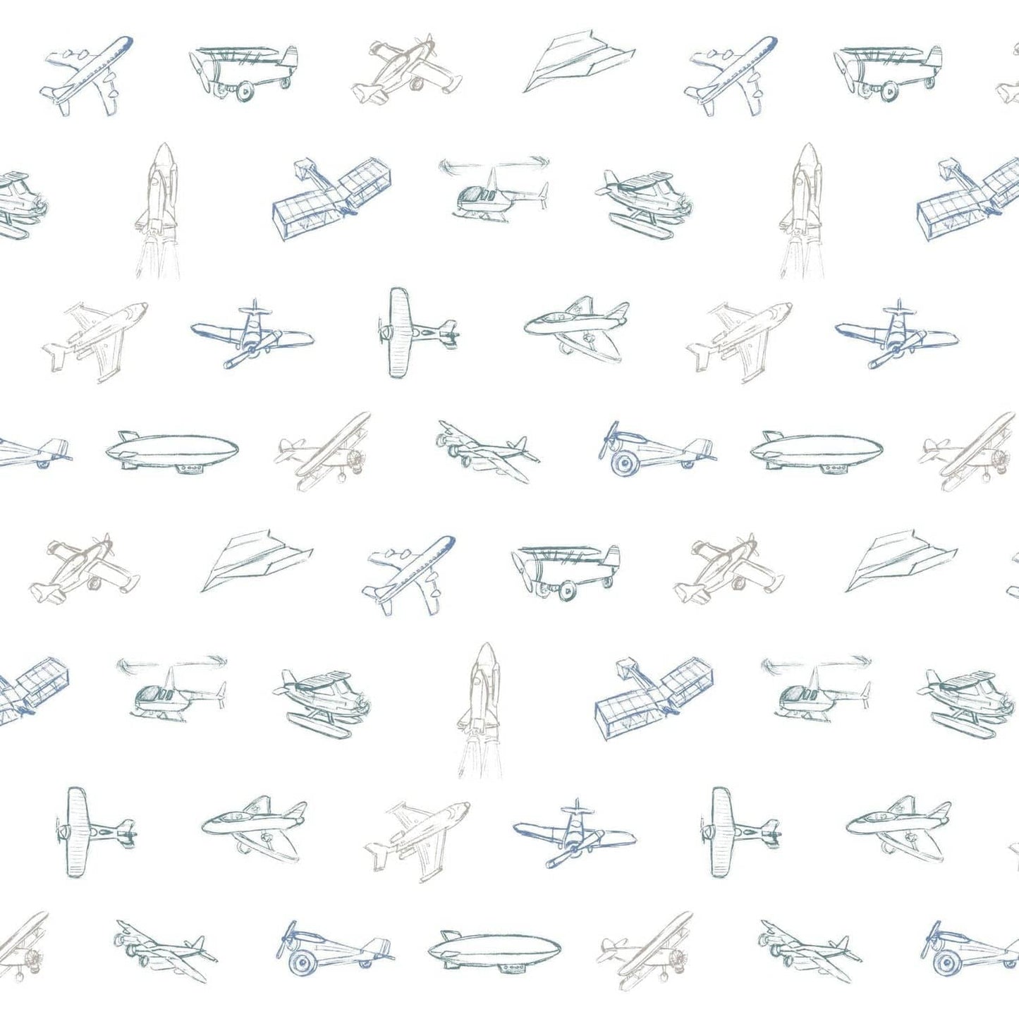 Airplanes organic magnetic modal footie