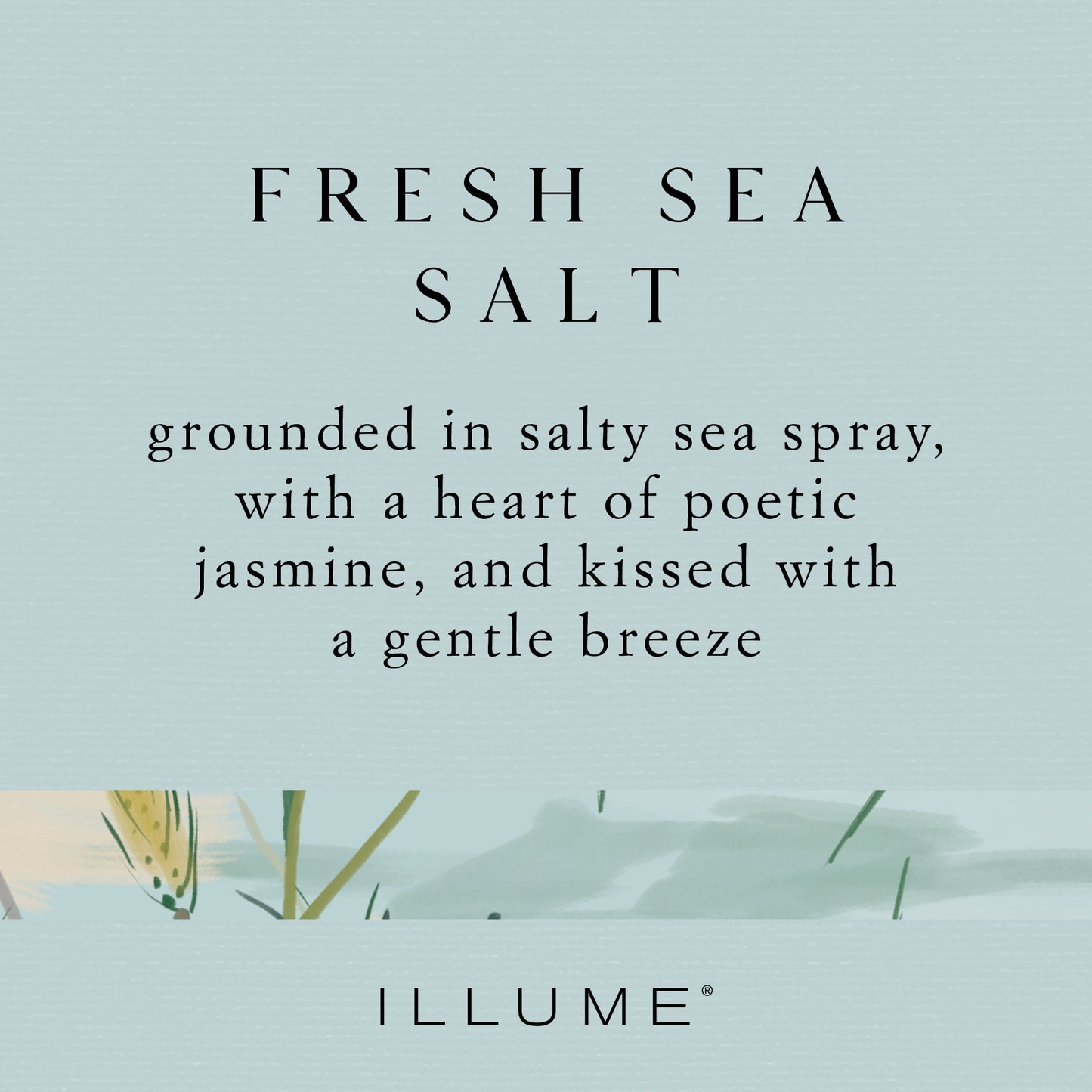 Fresh Sea Salt Large Baltic Glass Candle