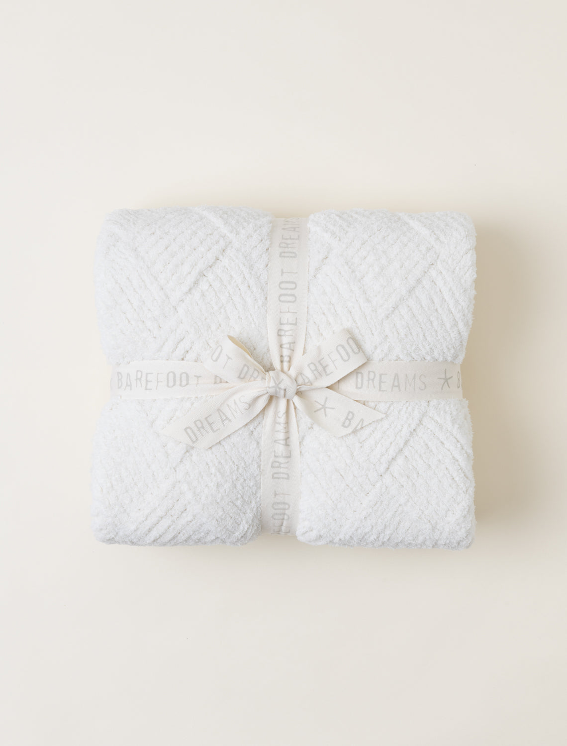 CozyChic® Diamond Weave Blanket | Cream