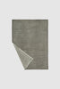 CozyChic® Scallop Stripe Throw | Olive Branch / Cream
