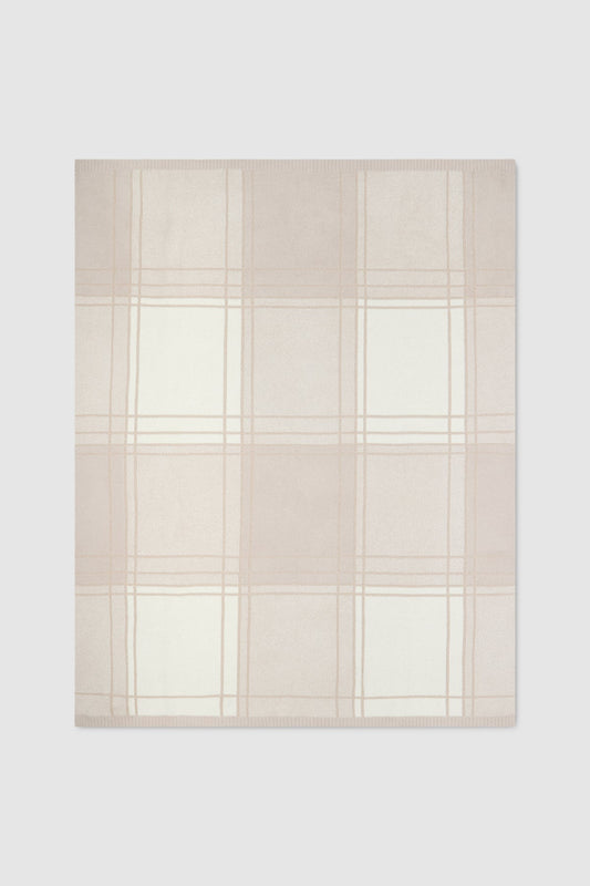 CozyChic® Buffalo Plaid Throw | Stone