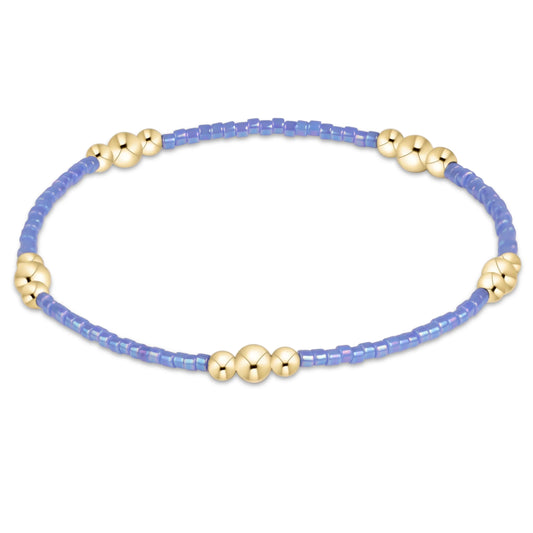 hope purpose gold bracelet | bright blue