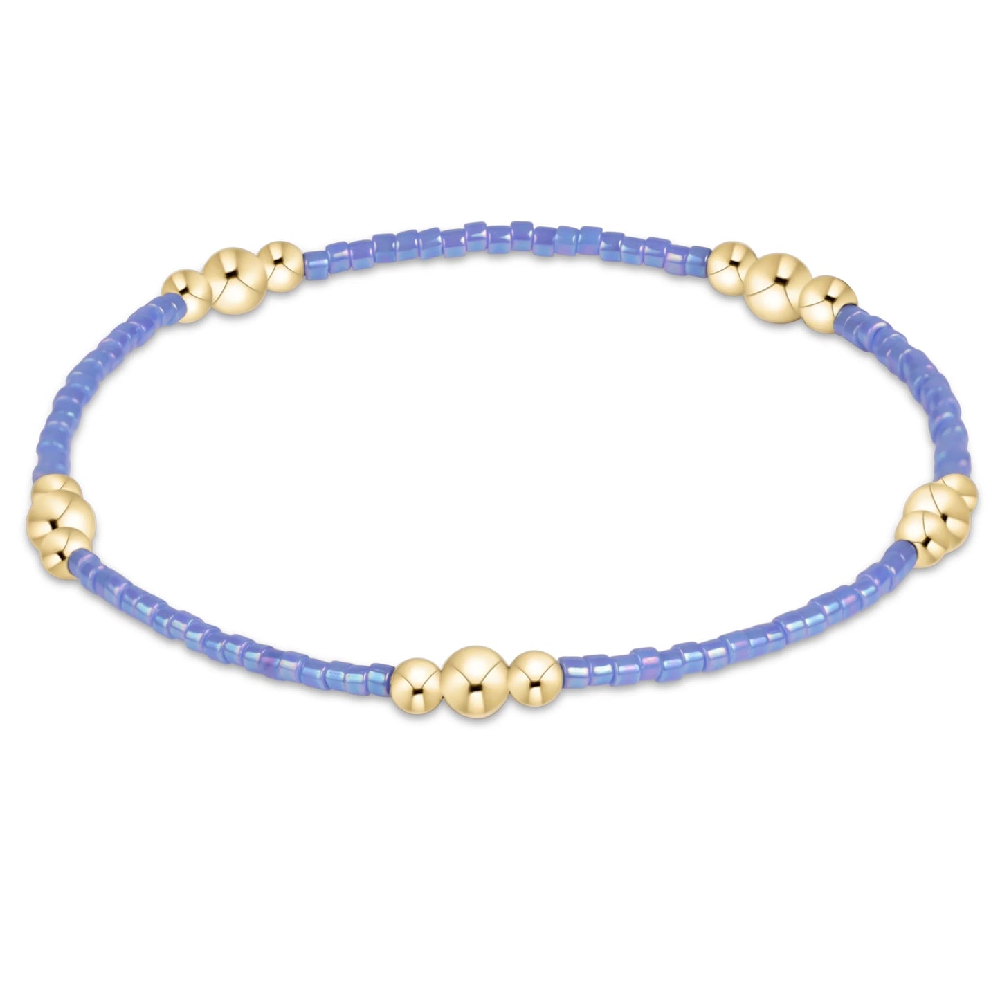 hope purpose gold bracelet | bright blue