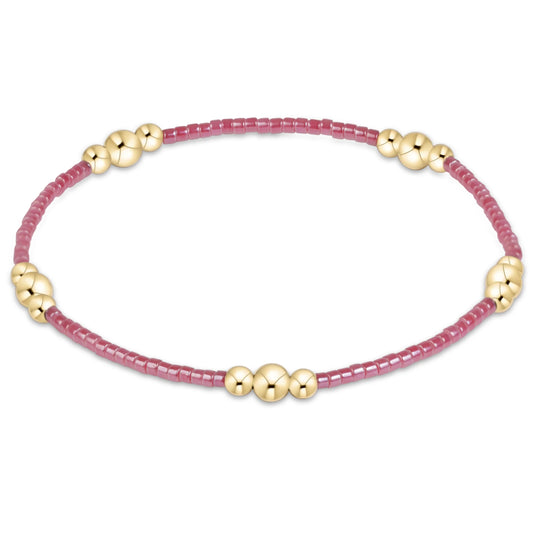 hope purpose gold bracelet | pink champagne