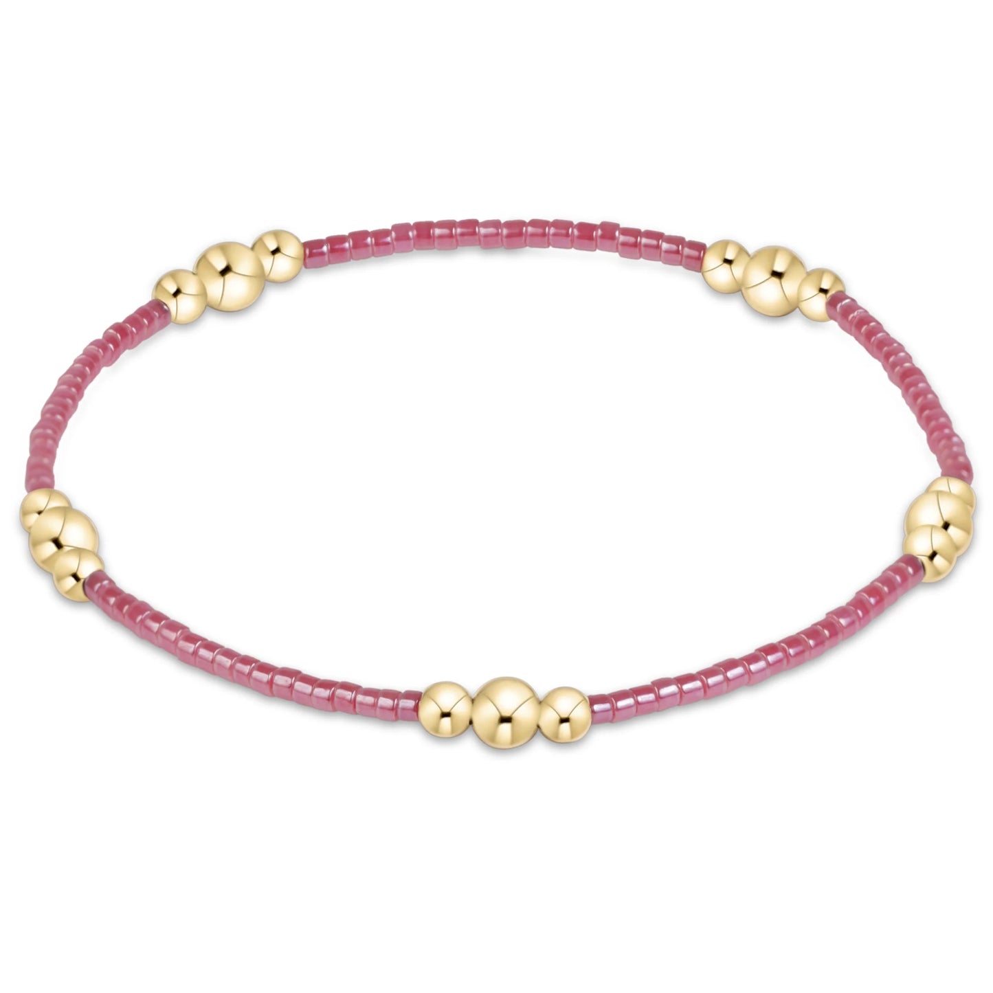 hope purpose gold bracelet | pink champagne