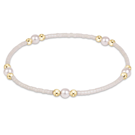 hope purpose pearl bracelet | milkshake