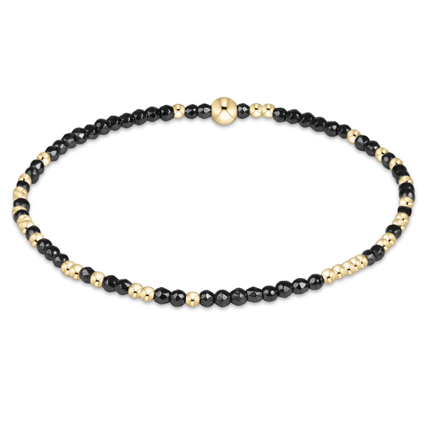 hope unwritten faceted hematite 2mm bracelet