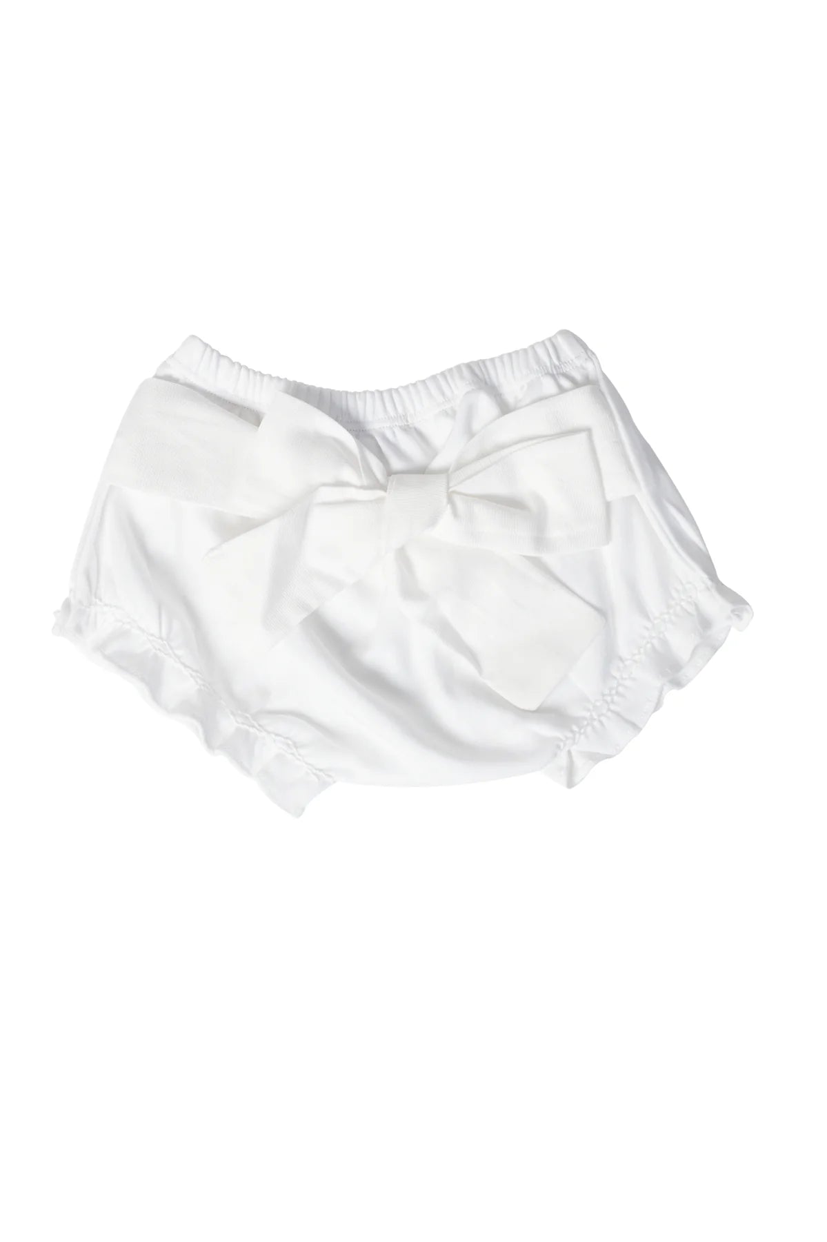 Baby Bow Bloomer | White