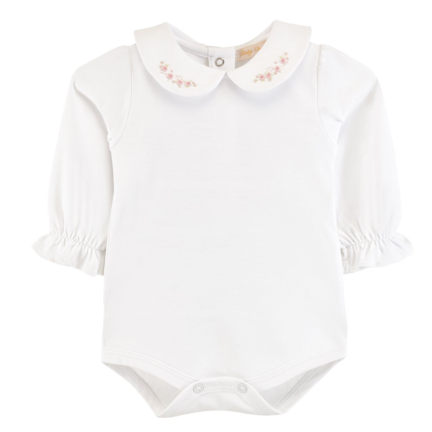 Bodysuit w/ Embroidered Collar