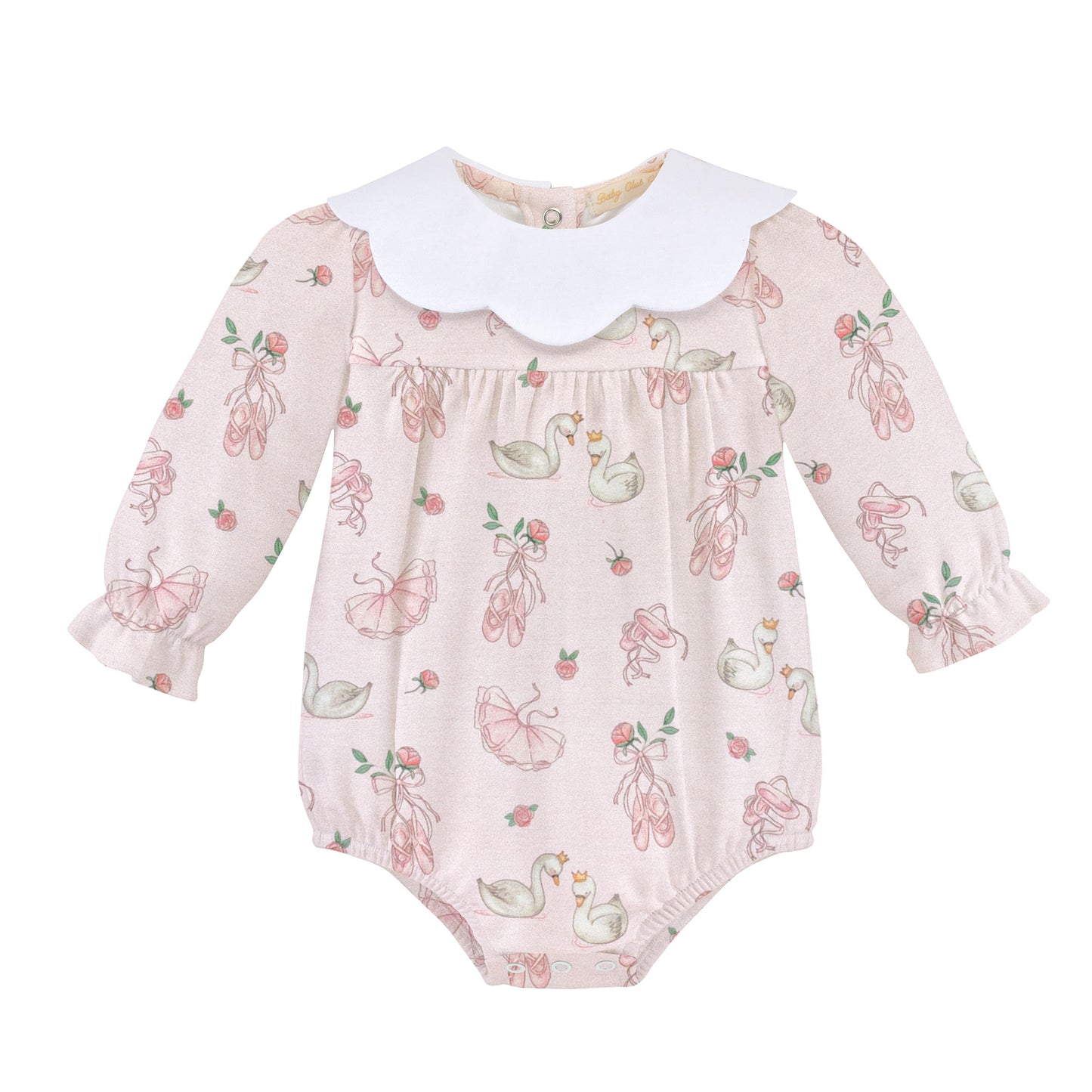 Twinkle Toes Bubble w/Scalloped Collar