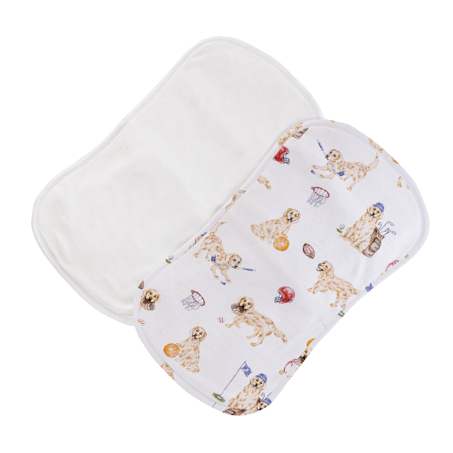 Golden League Burp Cloth Set