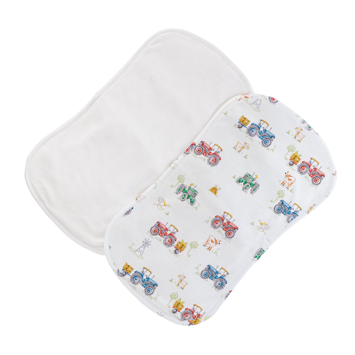 Tractor Time Burp Cloth Set