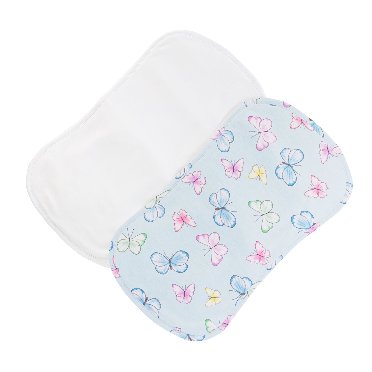 Sweet Butterflies Burp Cloth Set