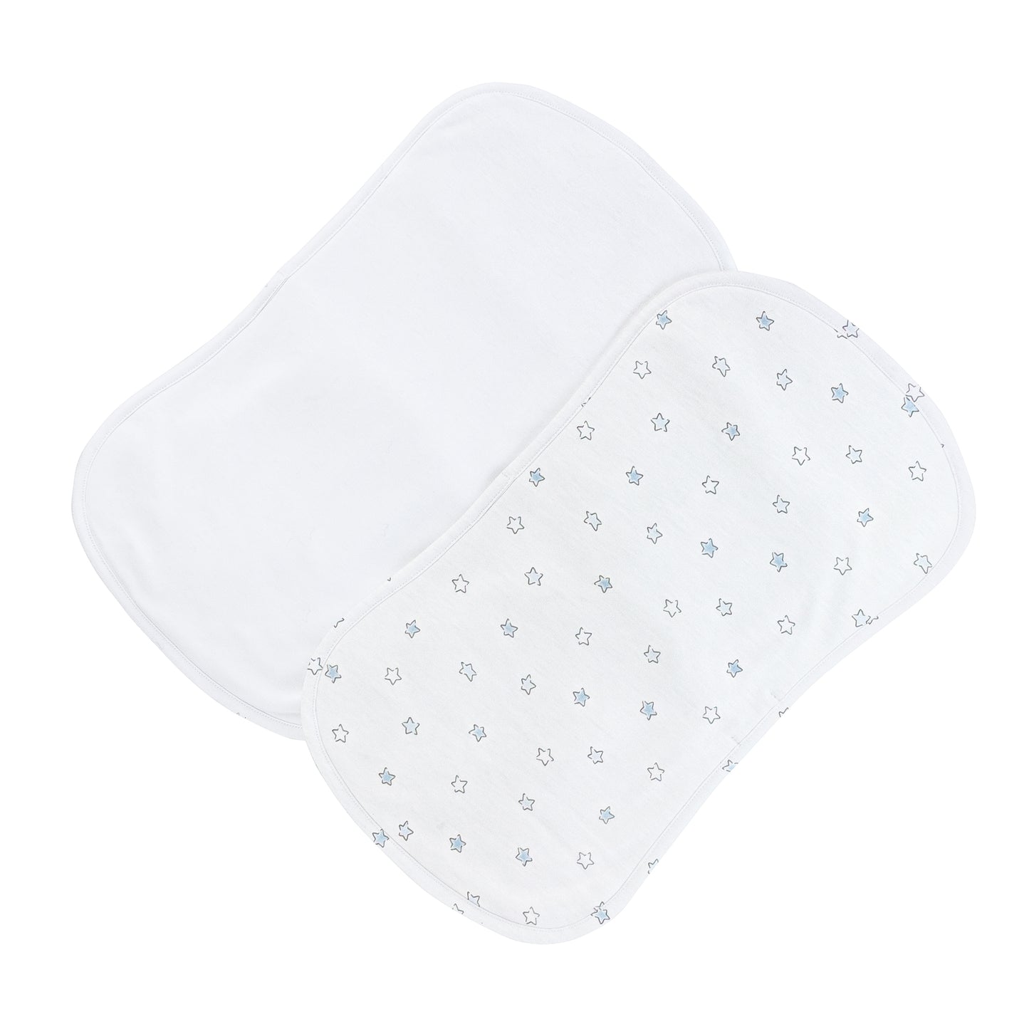 Blue Little Stars Burp Cloth Set