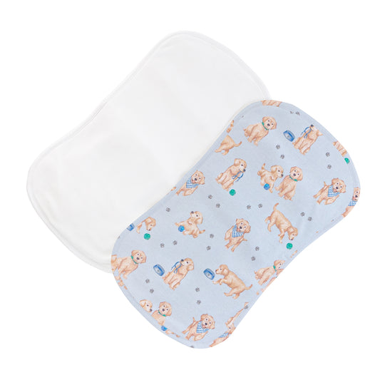Puppy Adventures Burp Cloth Set