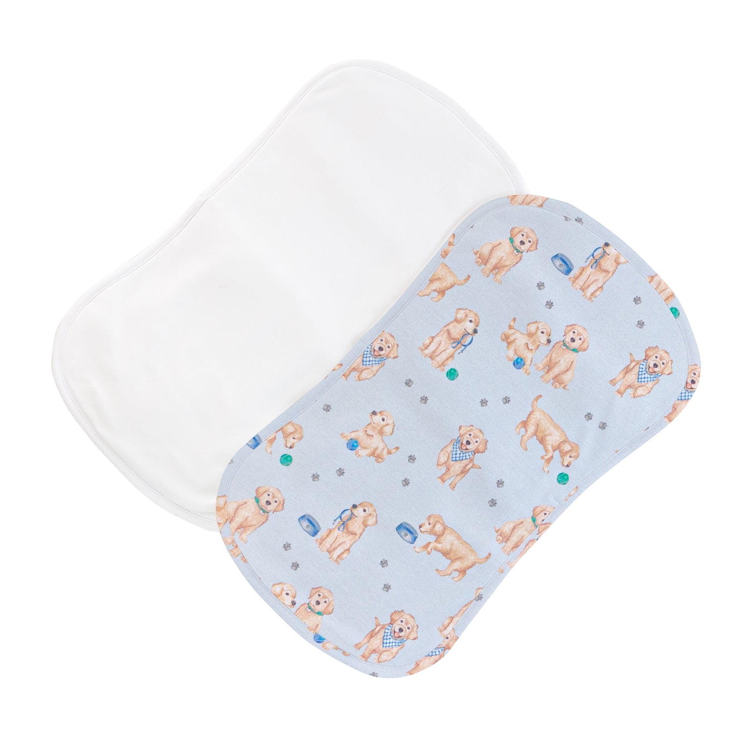 Puppy Adventures Burp Cloth Set
