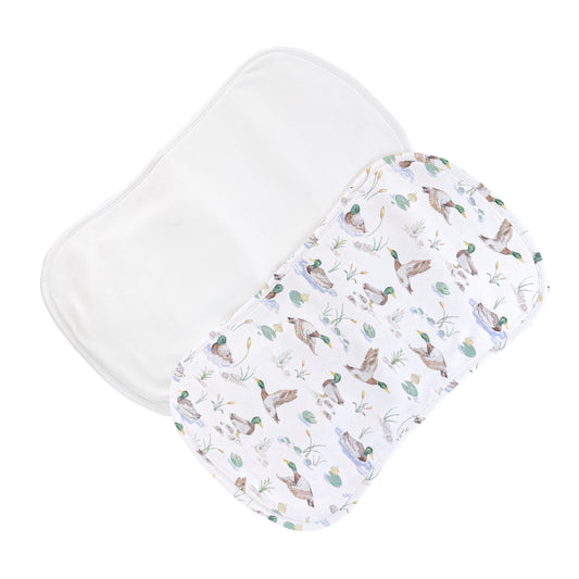 Mallard Ducks Burp Cloth Set
