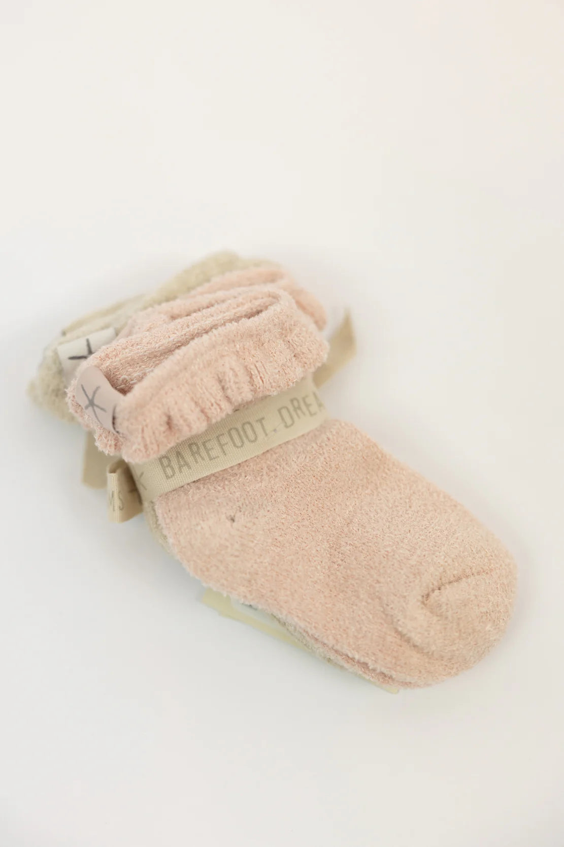 Baby Butterfly Sock Set | Stone/Dusty Rose