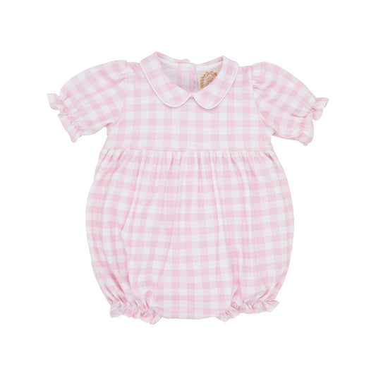 Britt Bubble | Palm Beach Pink Gingham With Worth Avenue White