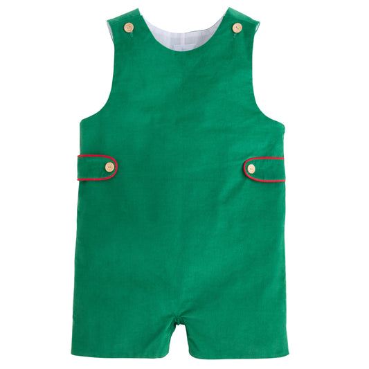 Button Tab John John | Evergreen Corduroy