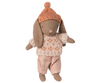 Winter bunny, Micro | Brown/Rose