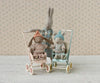 Winter bunny, Micro | Brown/Rose