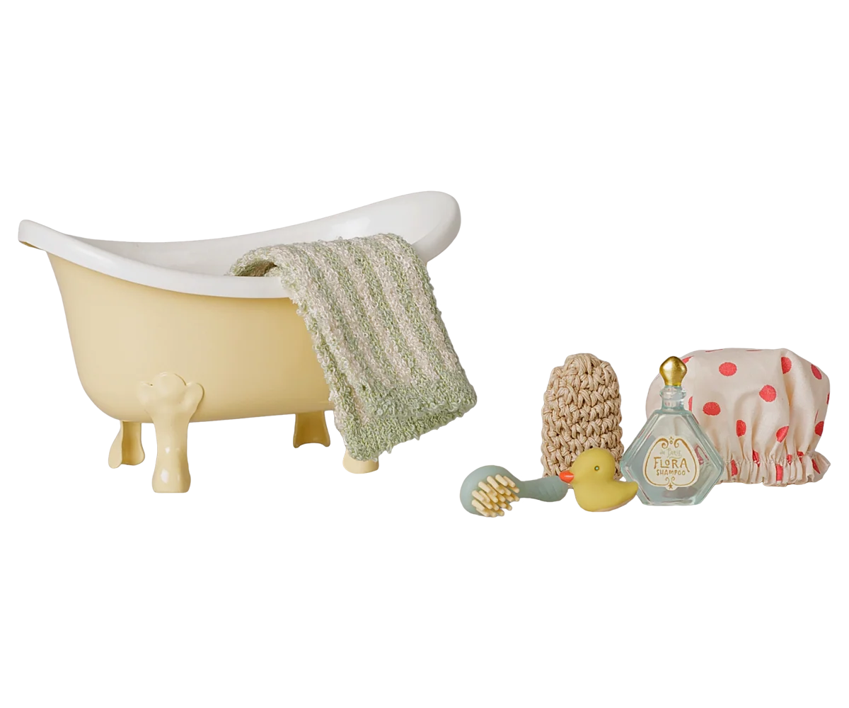 Bathtub Set, Mouse | Yellow