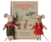 Christmas Twin Mice | Little Sister and Brother in Book