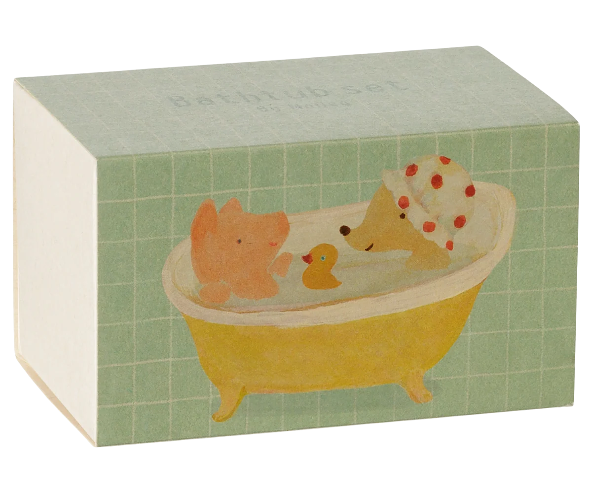 Bathtub Set, Mouse | Yellow