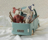 Winter mouse with ski set, Dad | Blue