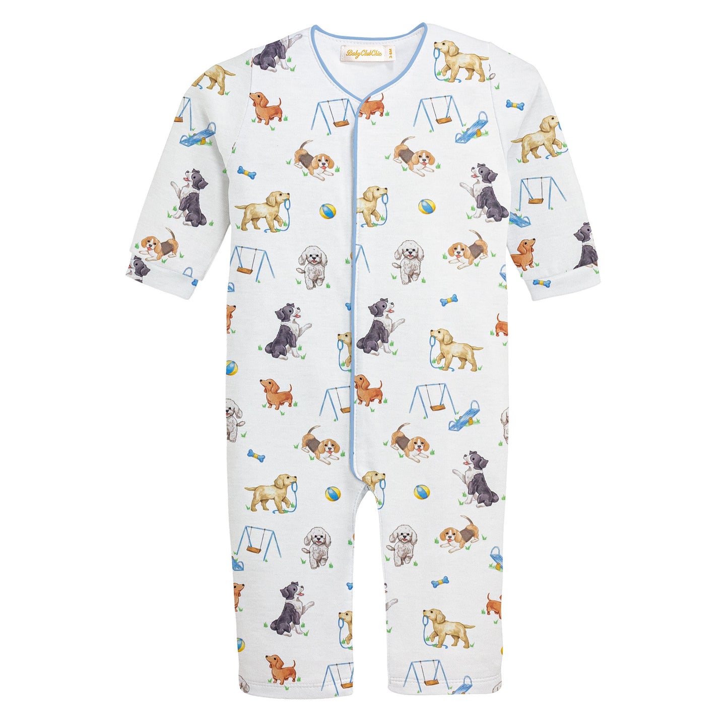Doggie Park Coverall w/Piping